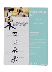 Video Making Kit for Smartphone, AY-49, Black