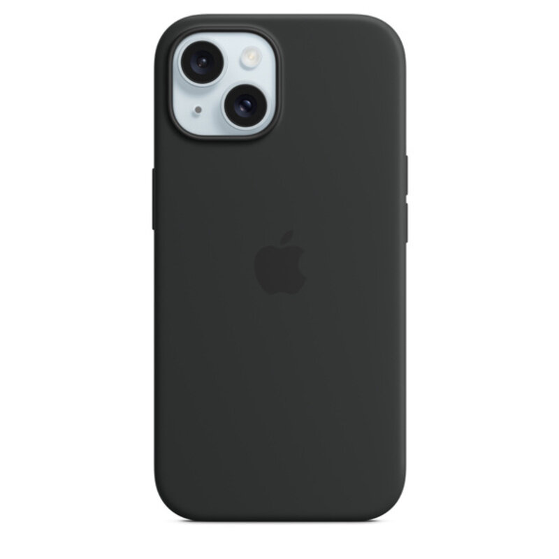 

N/a APPLE IPHONE 15 SILICONE CASE MT0J3ZM/A BLACK WITH MAGSAFE