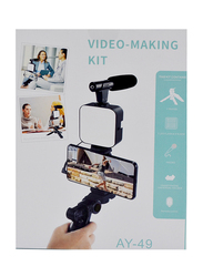 Video Making Kit for Smartphone, AY-49, Black