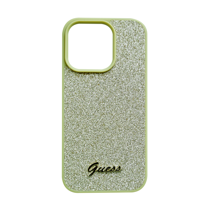 

N/a Guess Fixed Glitter Hard Case For iPhone 16 Pro Max - Gold