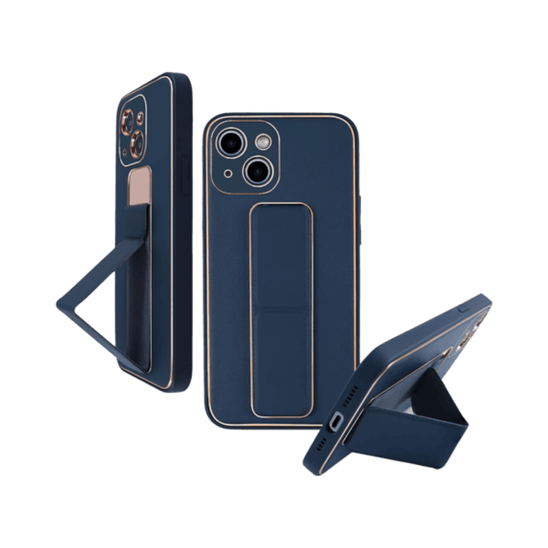 

N/a MY CHOICE LEATHER GRIP CASE IPHONE 13 PRO BLUE