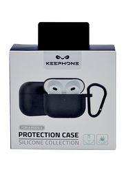 Keephone Silicone Case for Airpods 3, Black