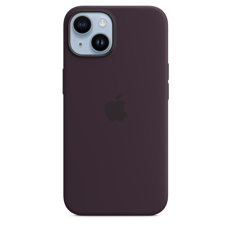 

Apple Iphone 14 Silicone Case Mpt03Z Elderberry With Magsafe