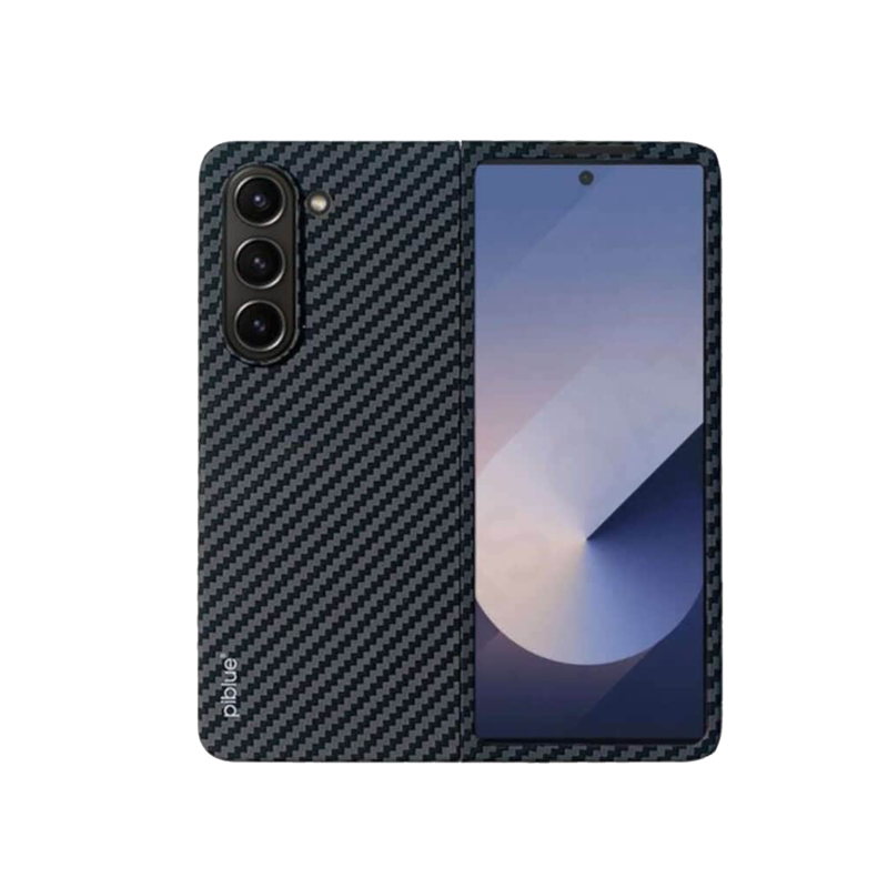 

N/a PIBLUE TWILL KEVLAR MAGNETIC PHONE CASE SAMSUNG Z FOLD6 BLACK