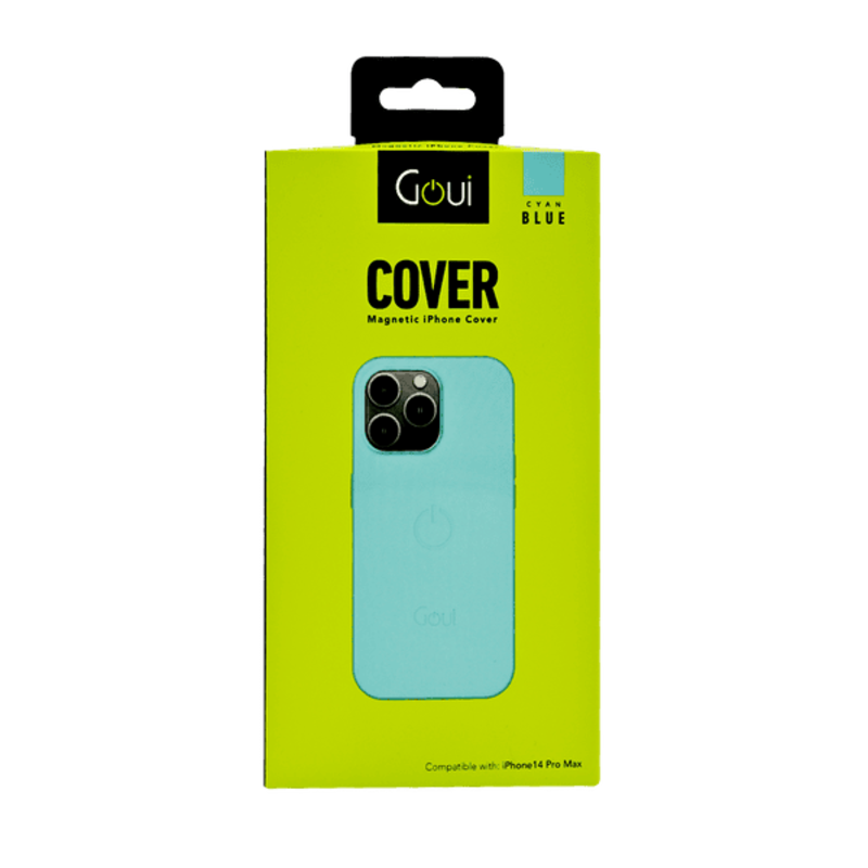 

N/a GOUI MAGNETIC CASE IPHONE 14 PRO MAX WITH MAGNETIC BARS CYAN BLUE
