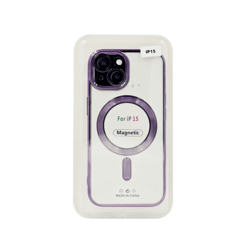 

N/a JCASE MAGSAFE DESIGN CASE IPHONE 15 PURPLE