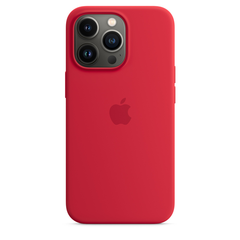 Apple iPhone 13 Silicone Case Original Mm2C3 Red With Magsafe