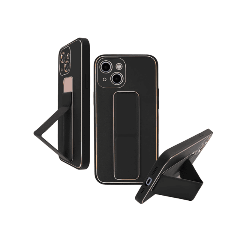 

N/a MY CHOICE LEATHER GRIP CASE IPHONE 13 PRO MAX BLACK