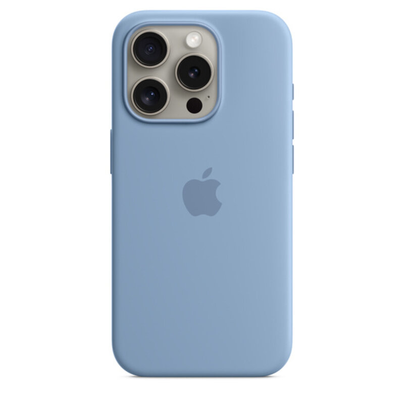 

N/a APPLE IPHONE 15 PRO SILICONE CASE MT1L3ZM/A WINTER BLUE WITH MAGSAFE