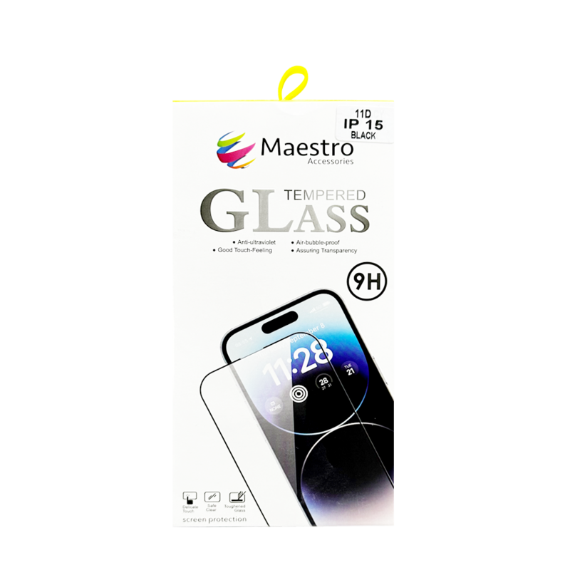 MAESTRO TEMPERED GLASS PROTECTER IPHONE 15