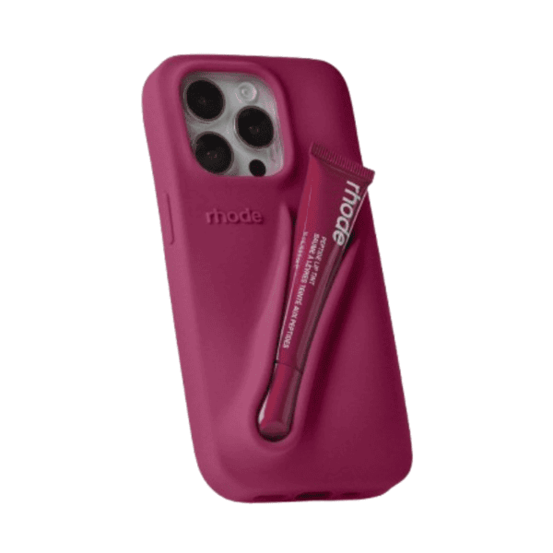 

N/a RHODE LIPSTICK SILICONE CASE IPHONE 16 PLUM