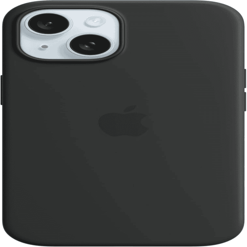 

N/a APPLE IPHONE 15 SILICONE CASE BLACK WITH MAGSAFE