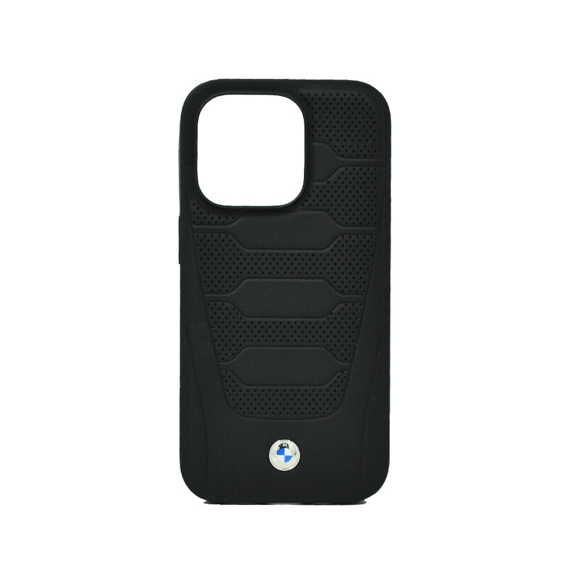 

N/a BMW SIGNATURE COLLECTION GENUINE LEATHER CASE WITH PERFORATED SEATS DESIGN FOR IPHONE 14 PRO BLACK