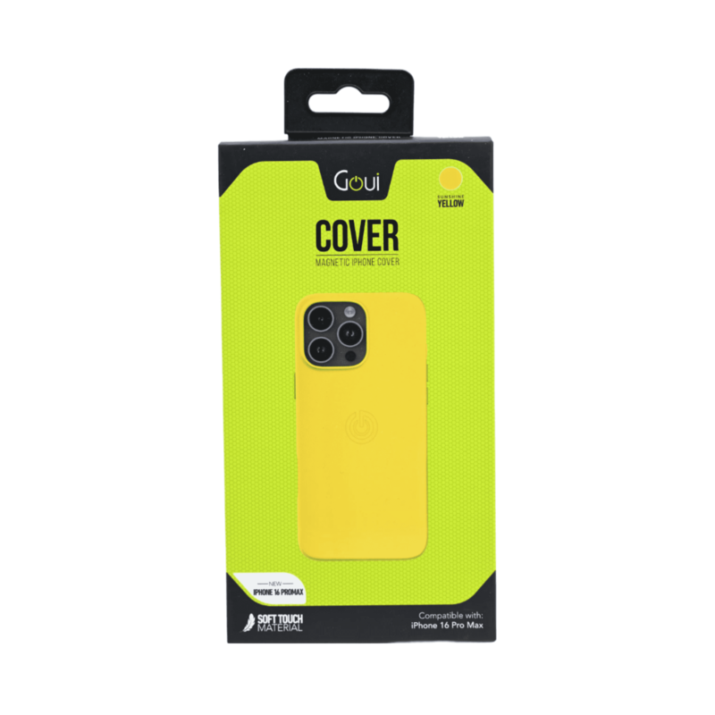 

N/a GOUI MAGNETIC CASE IPHONE 16 PRO MAX SUNSHINE YELLOW