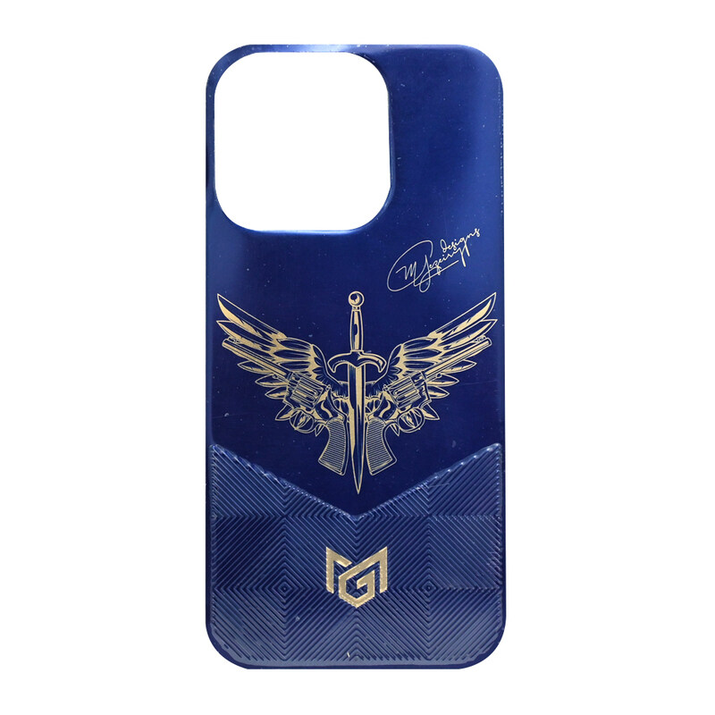 

N/a MG DESIGNS BACK STICKER IPHONE 14 PRO WING PURPLE