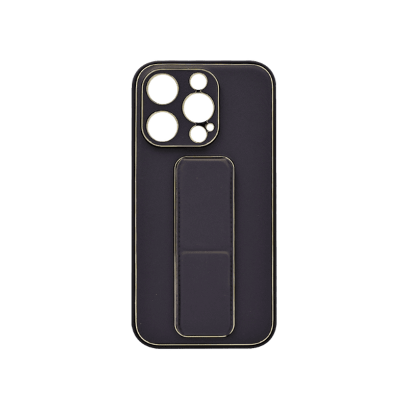 

N/a MY CHOICE LEATHER GRIP COVER IPHONE 15 PRO PURPLE