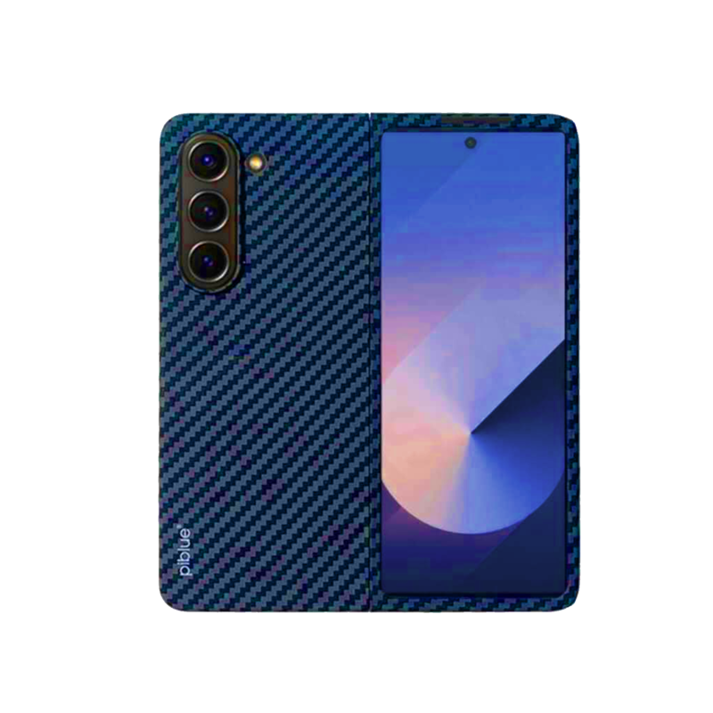 

N/a PIBLUE TWILL KEVLAR MAGNETIC PHONE CASE SAMSUNG Z FOLD6 BLUE