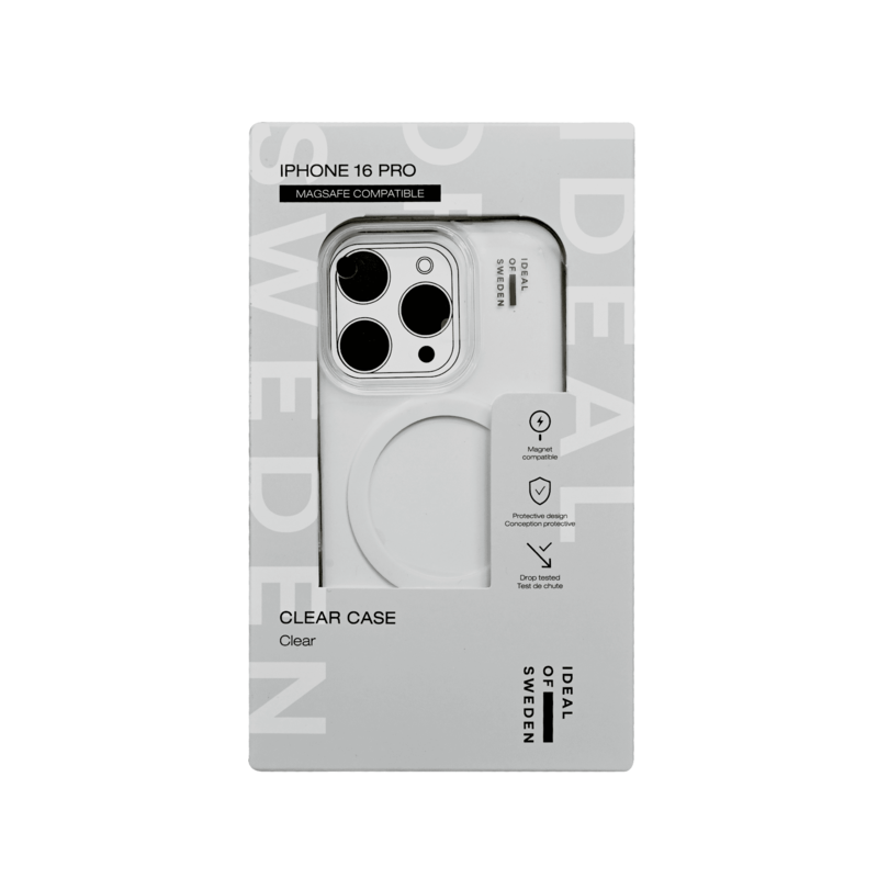 

N/a IDEAL OF SWEDEN CLEAR CASE WITH MAGSAFE IPHONE 16 PRO CLEAR