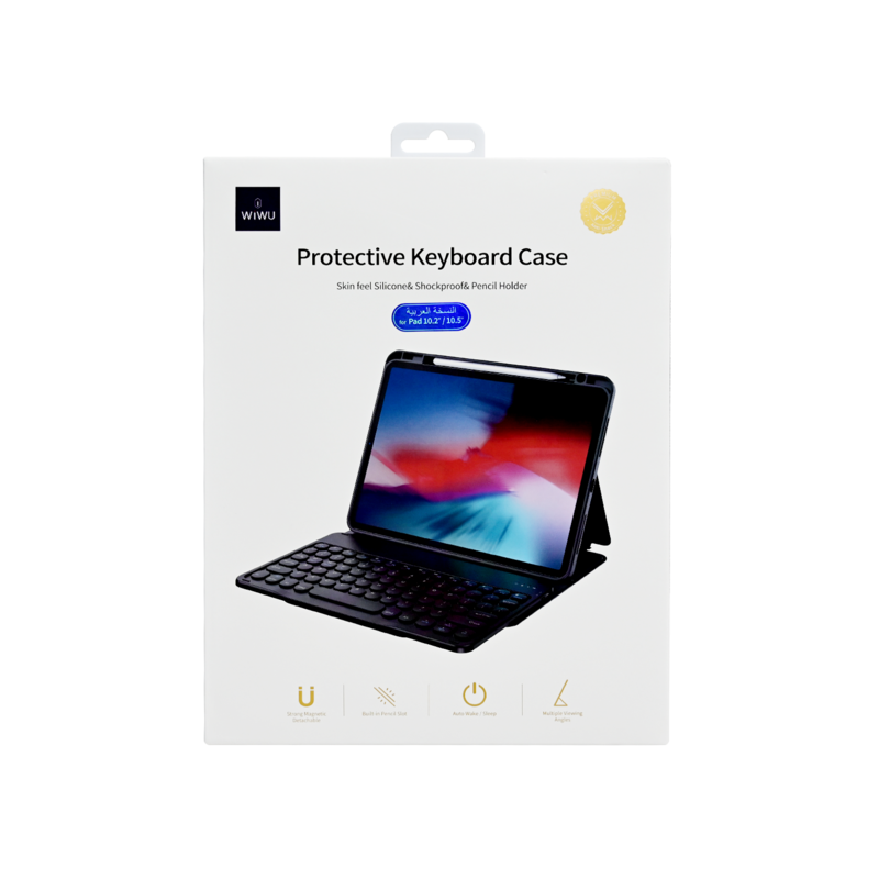 

N/a WIWU PROTECTIVE LEATHER KEYBVOARD CASE IPAD 10.2/10.5 BLACK