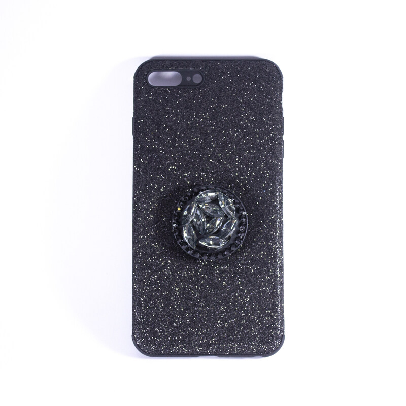 

N/a BLING POP SOCKET CASE IPHONE8 BLACK