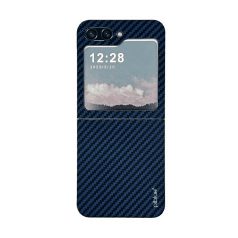 

N/a PIBLUE TWILL KEVLAR MAGNETIC PHONE CASE SAMSUNG Z FLIP6 BLUE