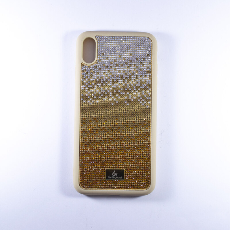 

N/a BLING WORLD STONE SILICONE COVER IPHONE XS MAX GOLD