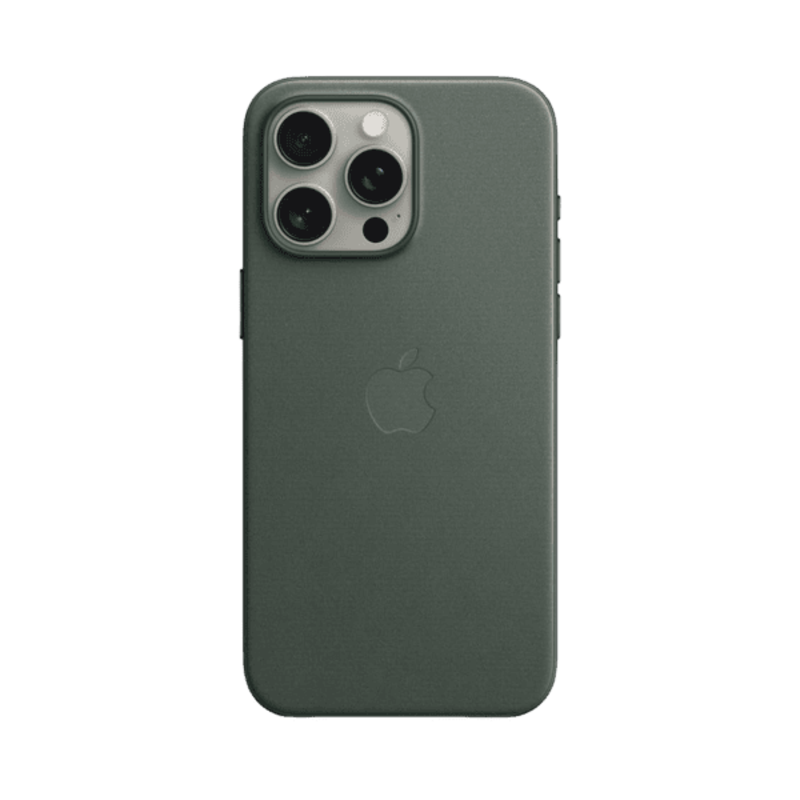 

N/a APPLE IPHONE 15 PRO MAX FINEWOVEN CASE MT503ZM/A EVERGREEN WITH MAGSAFE
