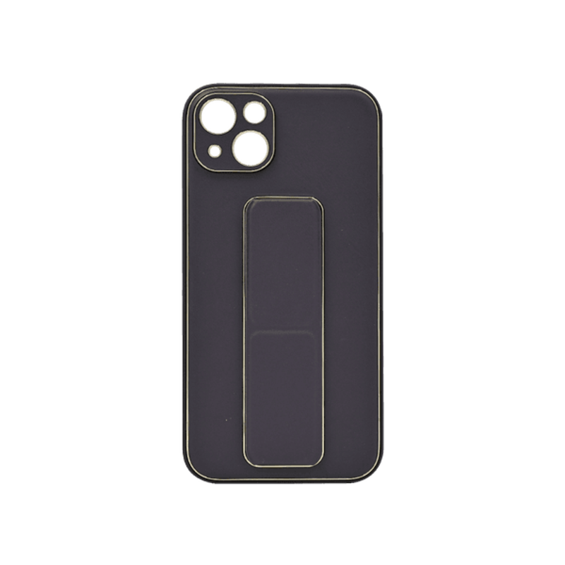 

N/a MY CHOICE LEATHER GRIP COVER IPHONE 15 PLUS PURPLE
