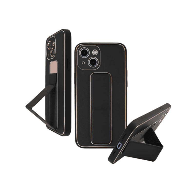 

N/a MY CHOICE LEATHER GRIP CASE IPHONE 13 PRO BLACK