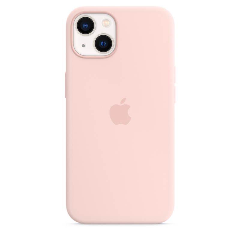 Apple iPhone 13 Silicone Case Original Mm283 Chalk Pink With Magsafe
