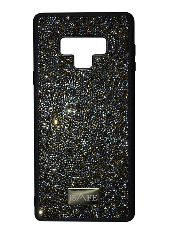 

iSafe Samsung Galaxy Note 9 Protective Mobile Phone Case Cover, Glitter Bling, Gold