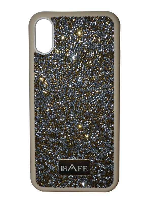 

iSAFE Bling Mobile Case Cover for iPhone X/XS, Gold
