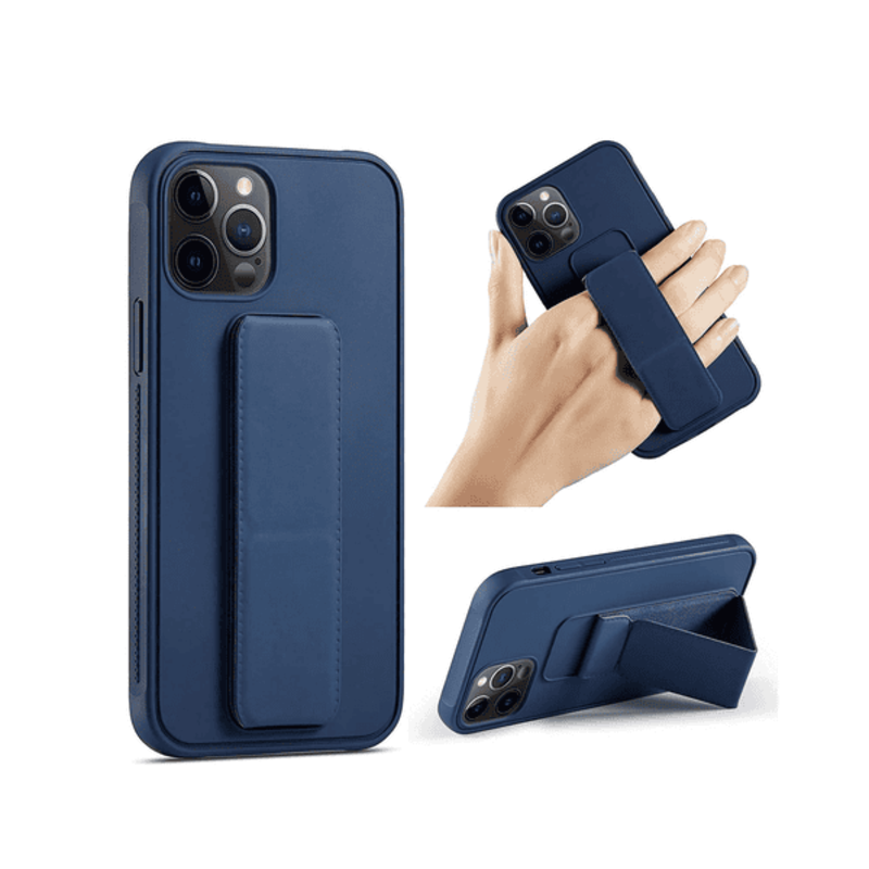 

N/a MY CHOICE LEATHER GRIP CASE IPHONE 14 PRO BLUE