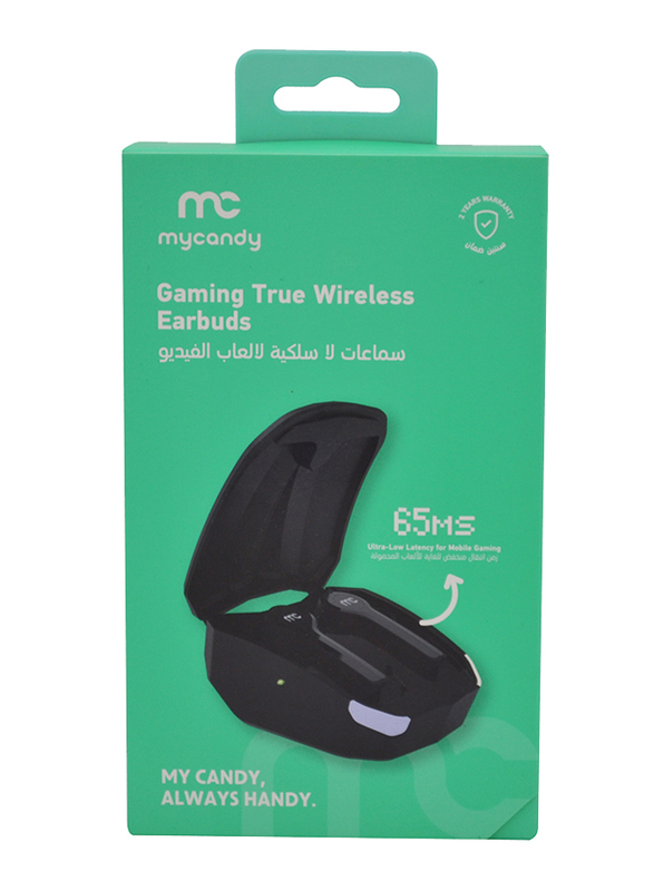 Mycandy True Wireless In-Ear Gaming Headset, Tws 250, Black