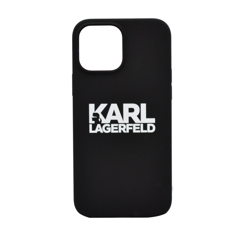 

Karl Lagerfeld Liquid Silicone Case Stack Logo For iPhone 13 Pro Max Black