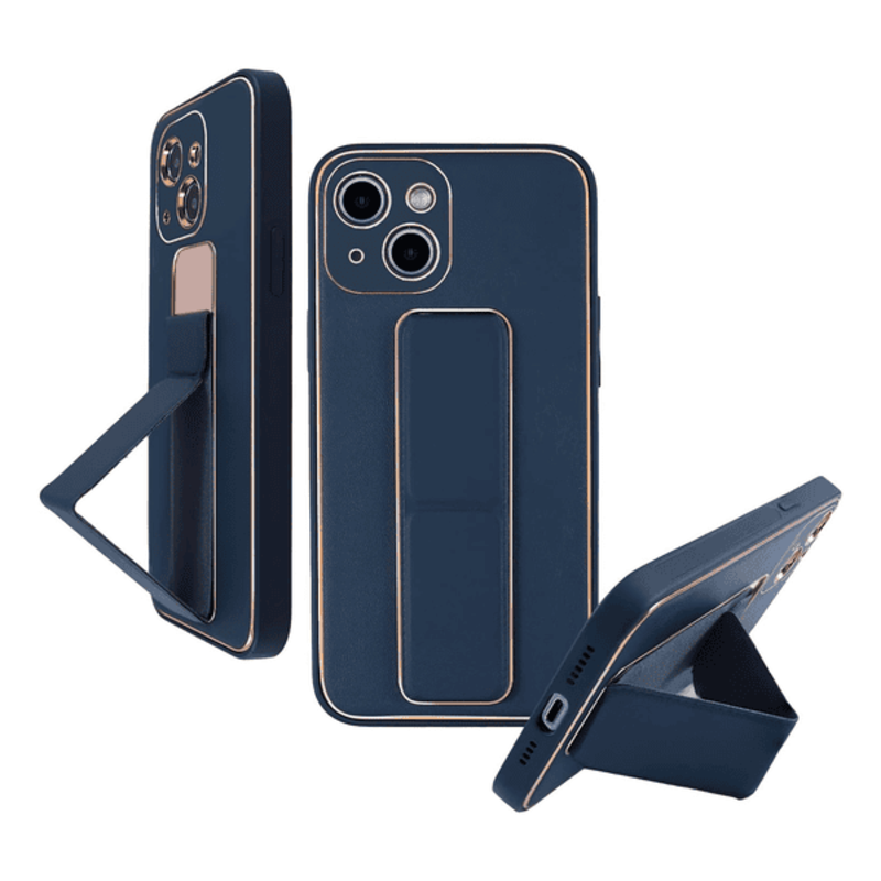 

N/a MY CHOICE LEATHER GRIP COVER IPHONE 13 PRO MAX BLUE