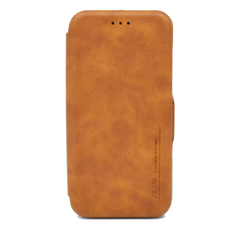 JSJM Apple iPhone 13 Pro Max Bc Jsjm Book Cover, Brown