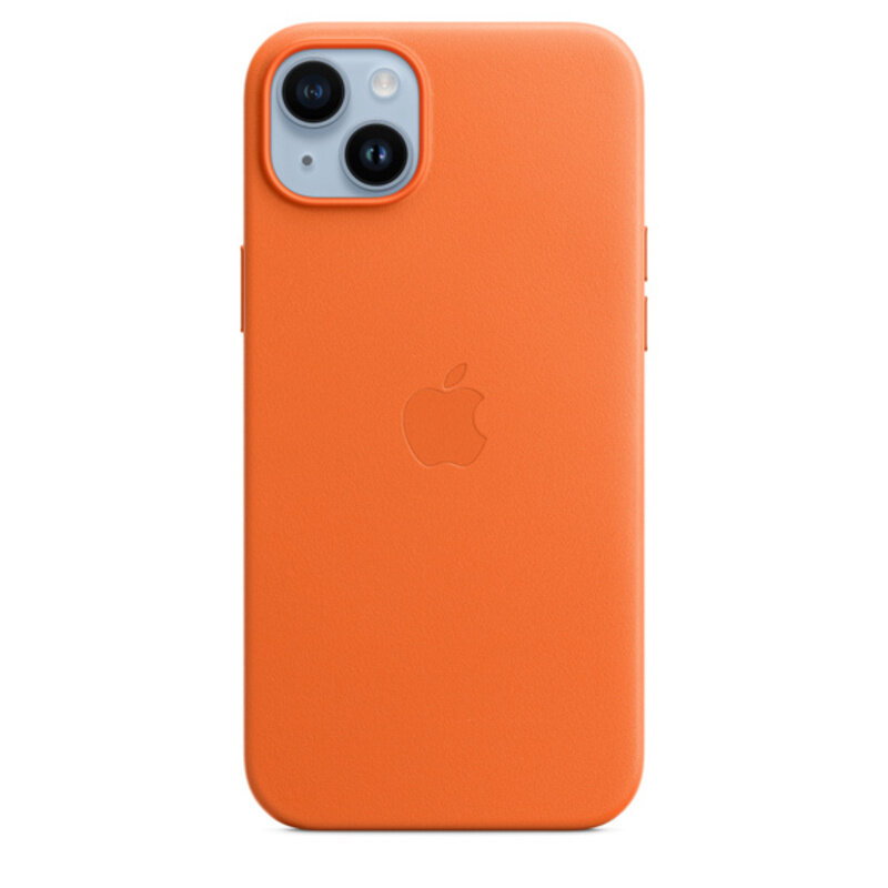 

N/a APPLE IPHONE 14 PLUS LEATHER CASE MPPF3Z ORANGE WITH MAGSAFE
