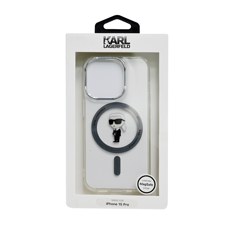 KARL LAGERFELD MAGSAFE IML IKONIK CASE IPHONE 15 PRO TRANSPARENT