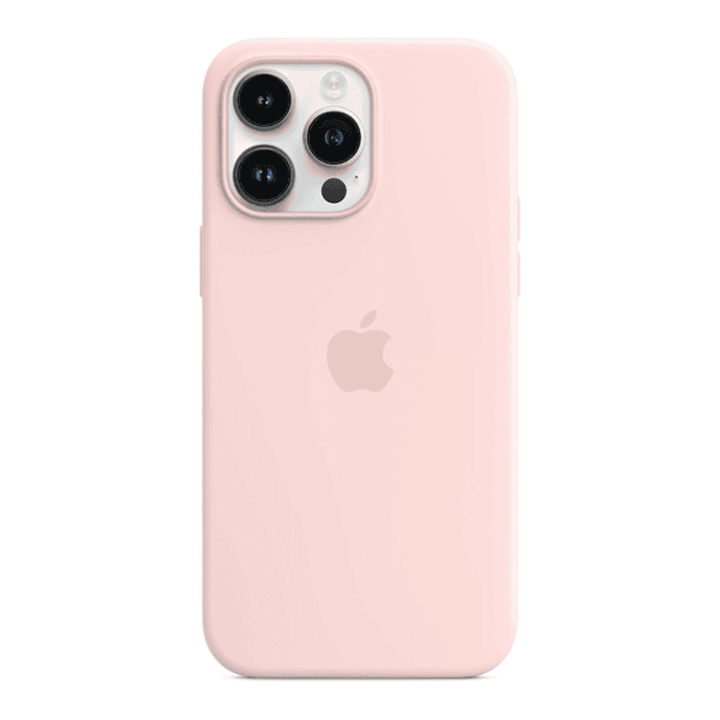 

N/a APPLE IPHONE 14 PRO MAX SILICONE CASE CHALK PINK WITH MAGSAFE