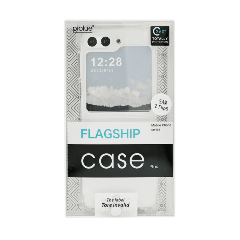 

N/a PIBLUE CLEAR TRANSPARENT CASE Z FLIP5