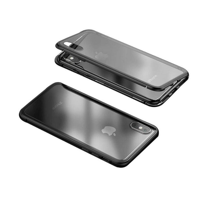 

N/a WK MAGNETIC GLASS CASE IPHONEX BLACK