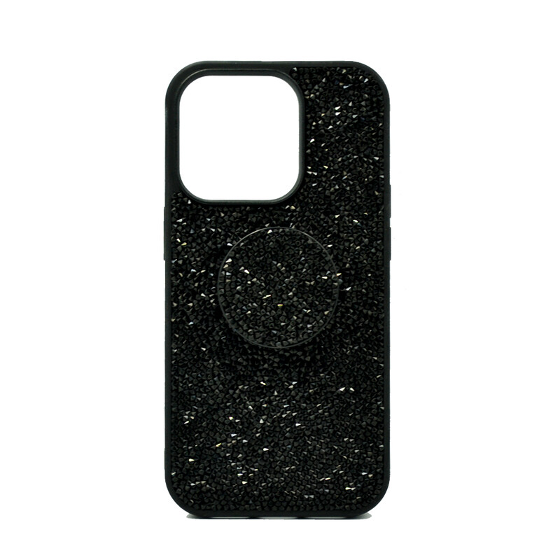 

Generic Isafe Bling Pop Up Hard Cover Iphone 14 Pro Black