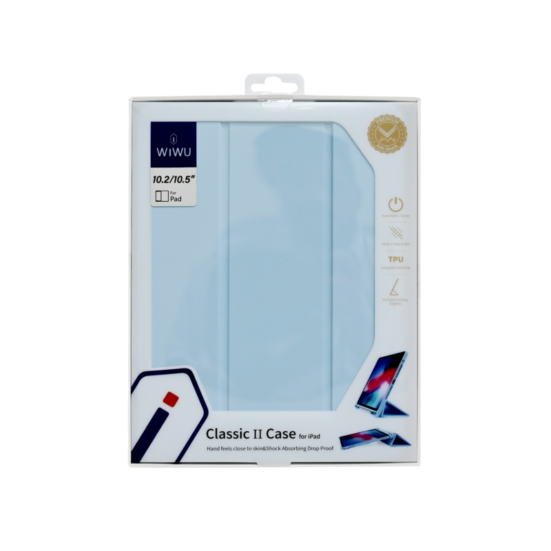 

N/a WIWU CLASSIC II LEATHER CASE IPAD 10.2/10.5 LIGHT BLUE