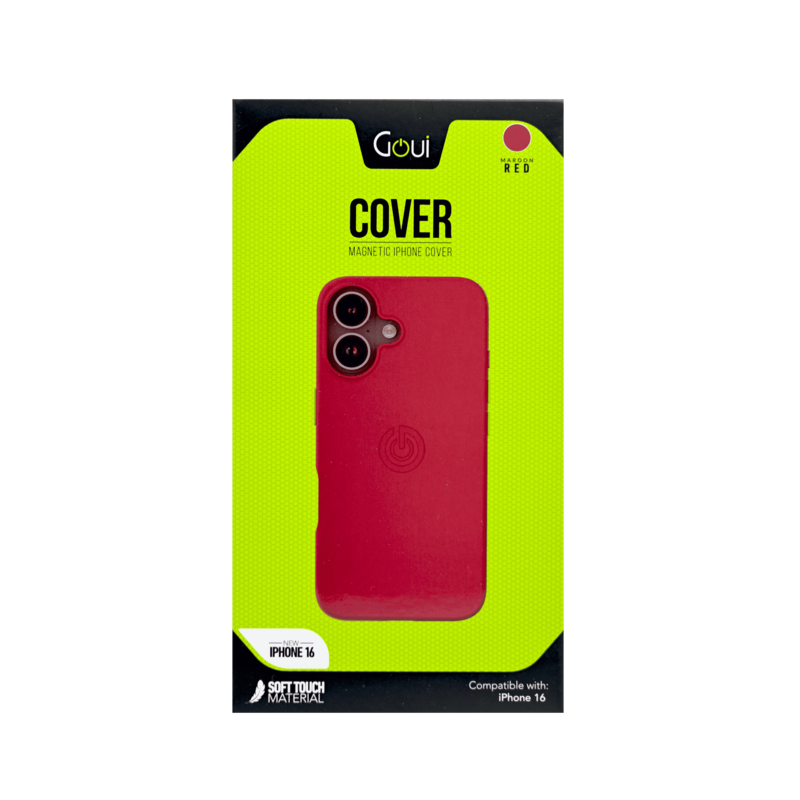 

N/a GOUI MAGNETIC CASE IPHONE 16 MAROON RED