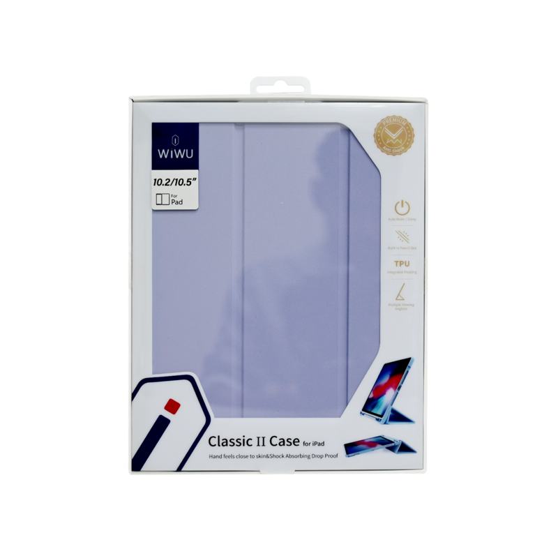 

N/a WIWU CLASSIC II LEATHER CASE IPAD 10.2/10.5 PURPLE