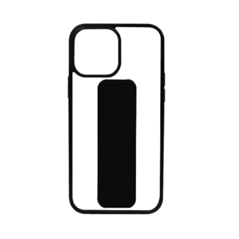 

N/a TRANSPARENT BACK COVER GRIP IPHONE 13 PRO BLACK