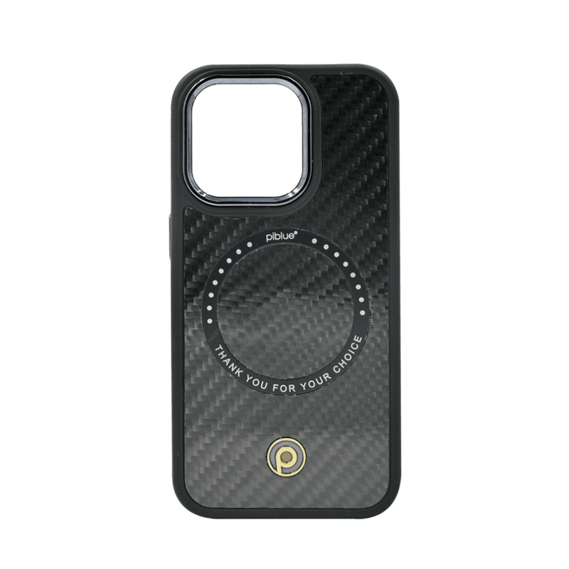

N/a PIBLUE CARBON FIBER MAGNETIC CASE IPHONE 14 PRO BLACK
