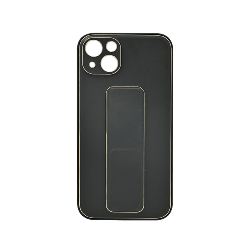 

N/a MY CHOICE LEATHER GRIP COVER IPHONE 15 PLUS BLACK