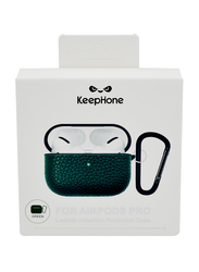 Keephone Leather Protective Case for Airpods Pro, Green
